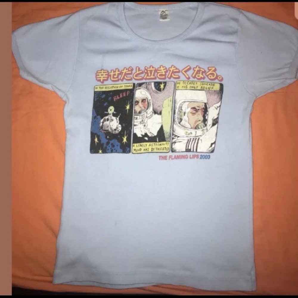 🤘🏼Extremely RARE 2003 Robotic Flaming Lips Ltd Concert Tee💋 - Picture 2 of 11